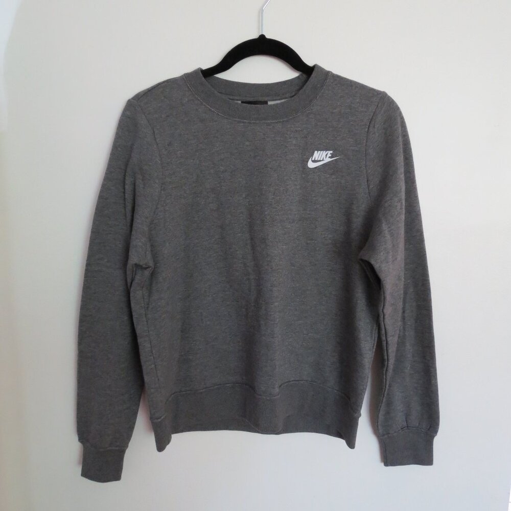 Nike Grey Crewneck Sweatshirt, Size Small